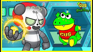 Gus the Gummy Gator VS Robo Combo Animated Secret Spy Mission