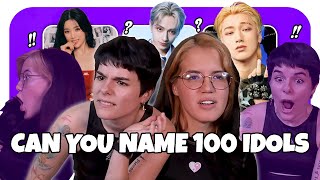 [KPOP GAME] CAN YOU NAME THESE 100 IDOLS Reaction | K!Junkies