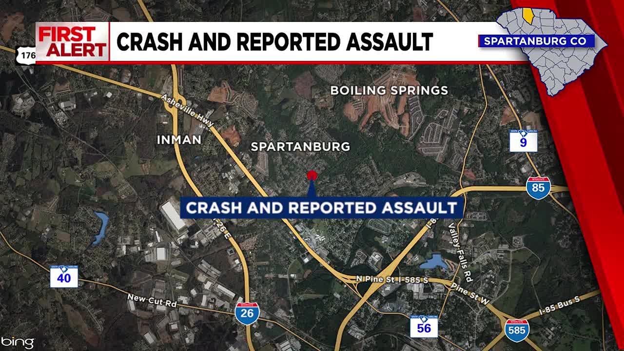 Deputies report investigating assault following crash in Spartanburg Co ...