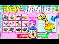 Trading *EVERY JAPAN EGG PET* In Adopt Me Roblox !! Adopt Me Trading *JAPAN UPDATE* Pets