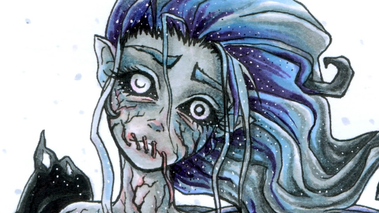 Death. Dying fairy - [Painting process]