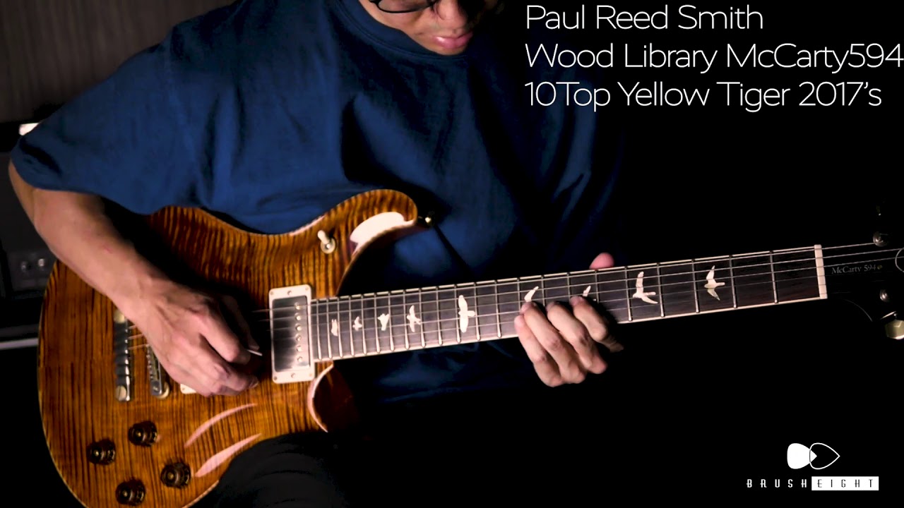 Paul Reed Smith (PRS) Wood Library McCarty594 10Top Yellow Tiger 2017’s