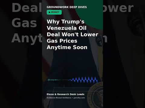 Why Trump's Venezuela Oil Deal Won't Lower Gas Prices Anytime Soon