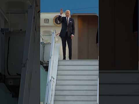 Biden arrives in finland following nato summit