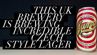 Incredible UK Brewed Czech Pilsner!! , Twice Brewed Juno Original Bohemian Pilsner Review