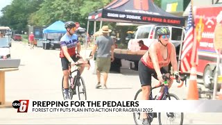 Forest City welcomes thousands of RAGBRAI cyclists