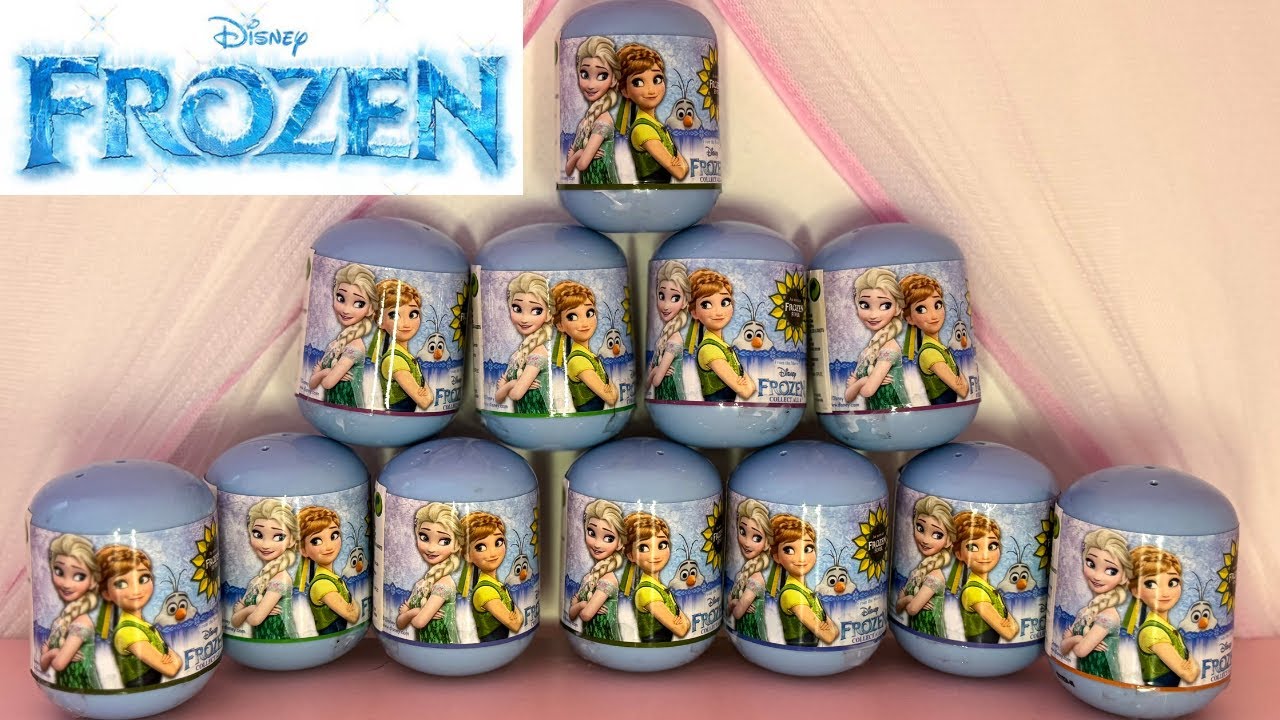 12 Surprise Eggs ❄️ FROZEN ❄️ COLLECTION DISNEY Elsa  & Anna ⛄️ Olaf By ZURU