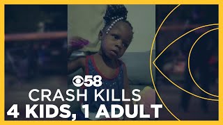 5 dead, including 4 kids, in crash near 60th and W. Fond du Lac