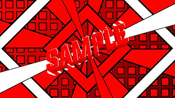 Old Work Simple red 2D intro template