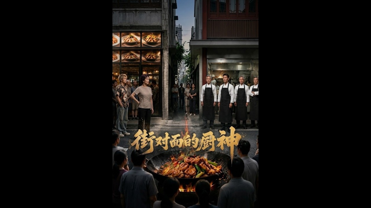 【一口气看完】《街对面的厨神》#短剧 #AI短剧 #逆袭 #drama #爽剧 #鲨鱼先生