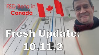 Tesla FSD Beta 10.11.2 | 2022.4.5.21 | In Canada -  Zero Disengagements, Avoid unexpected situation.