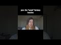 pov: the "weak" fantasy heroine | acting self-tape #actress #acting #booktok #casting #fyp #shorts