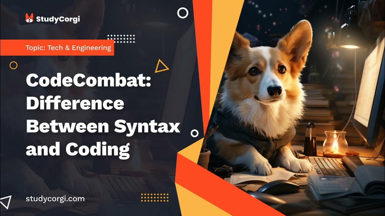 CodeCombat: Difference Between Syntax and Coding - Essay Example - YouTube
