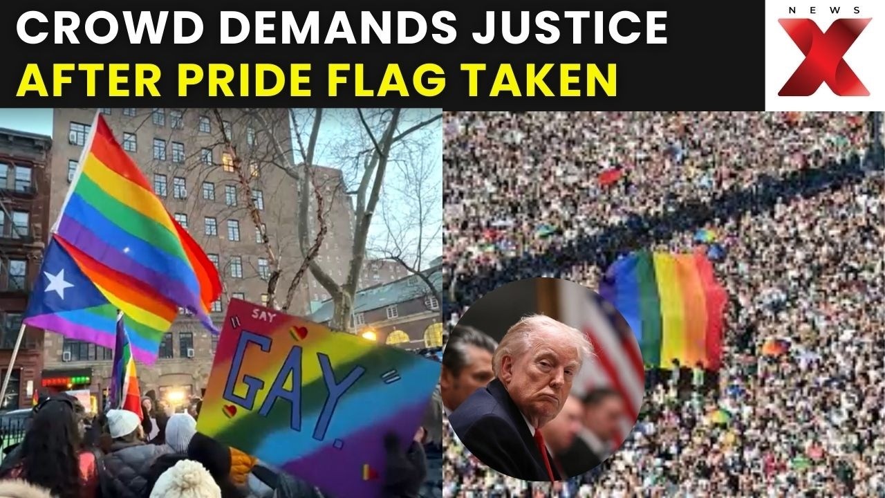 Stonewall Protest LIVE: Protest Erupts at NYC Stonewall Over Trump Pride Flag Removal | NewsX