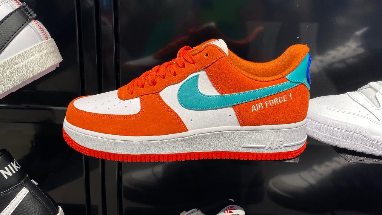 Nike Air Force 1 Low “Athletic Club” (White/Orange/Turquoise) Men's Shoes -  Style Code: DH7568-800 