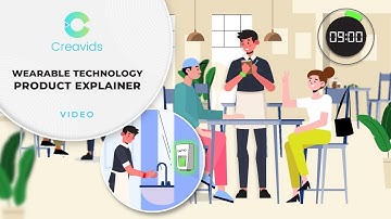 Wearable Technology Product Explainer Video | Animated Product Marketing Video by CREAVIDS