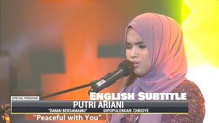 Putri Ariani - Damai Bersamamu "Peaceful with You" LIVE 2020 cover (Eng Sub) @putriarianiofficial