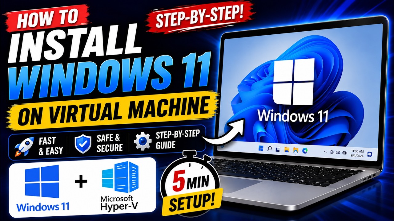 How to Install Windows 11 Virtual Machine in Hyper-V (Step-by-Step ...