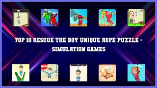 Top 10 Rescue The Boy Unique Rope Puzzle Android Games screenshot 2