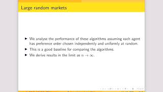 Asymptotic welfare performance of Boston assignment algorithms (with G. Pritchard)