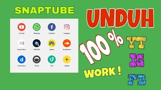 Cara Mendownload Video/Mp3 Menggunakan Snaptube Di Hp Android