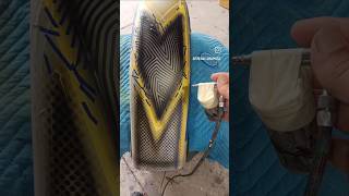 lowrider Harley Davidson candy paint in progress