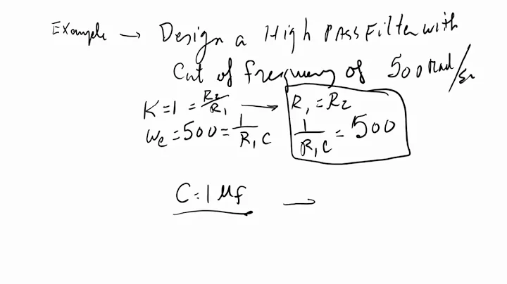 FEC26C First Order Active High Pass Filter