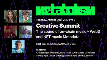 Creative Summit | The sound of on-chain music - Web3 and NFT music Metadata