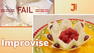 I FAILED when I MADE a MELON CARVING and now, HOW TO SOLVE IT  | IMPROVISE