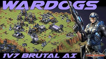 The Battle on Water - 1v7 BRUTAL AI ( Command & Conquer - Yuri