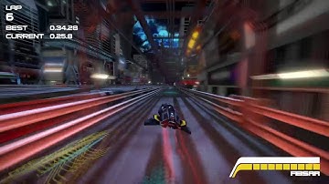 WipEout 2048 Unity Square B Class Speed Lap 34.10 PS4