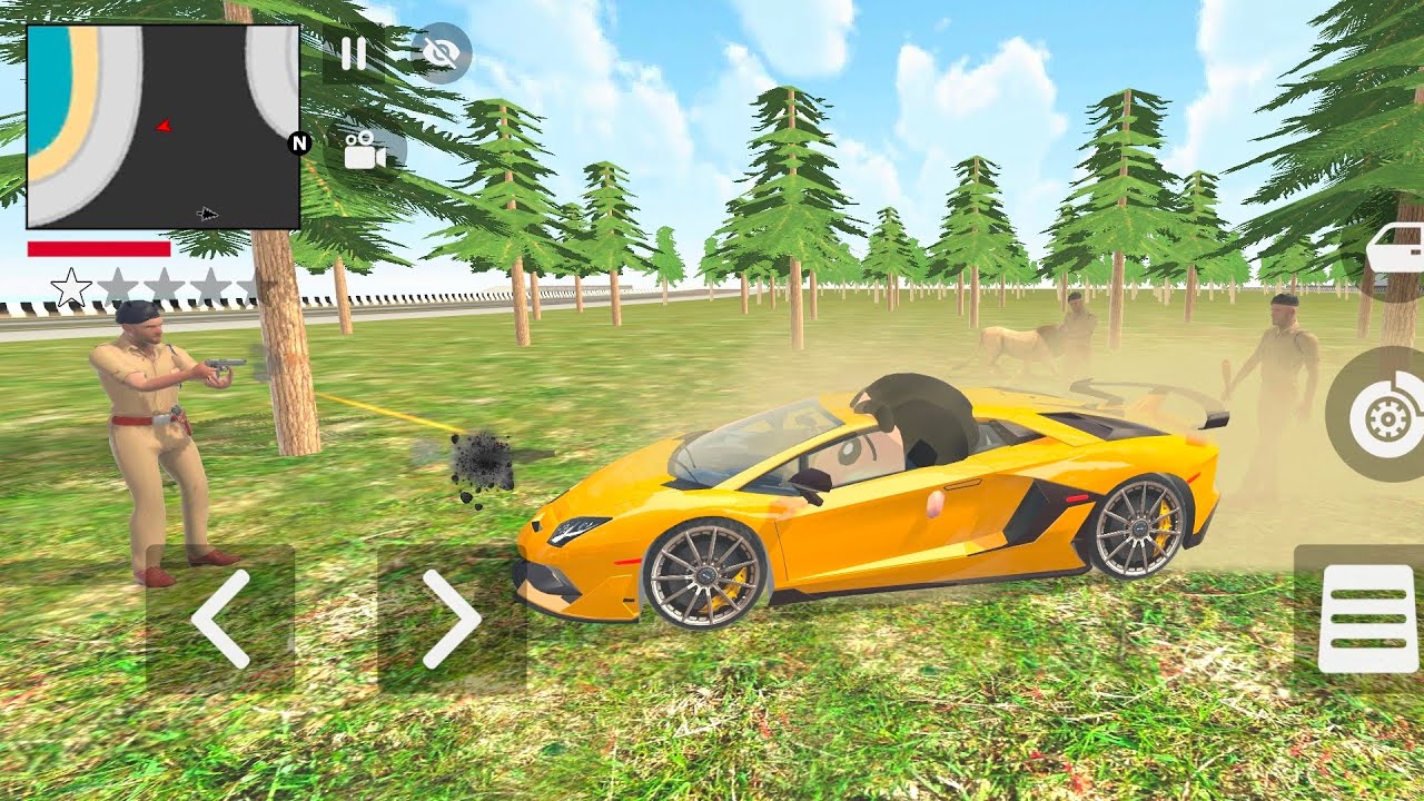 🚆 Franklin & Shinchan Lane Station Chase | Police 🚓 + Lion 🦁 Attack | Indian Theft Auto Simulator 