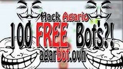 agar.io hack - 100 bots FREE !!! 20 k score