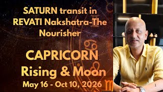 Saturn Transit In Revati Nakshatra The Nourisher Its Impact On Capricorn Rising U0026 Capricorn Moon