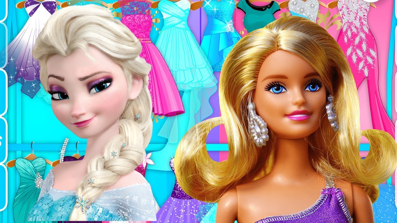 elsa and barbie game