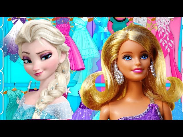 Elsa Vs Barbie Fashion Contest - Barbie Games