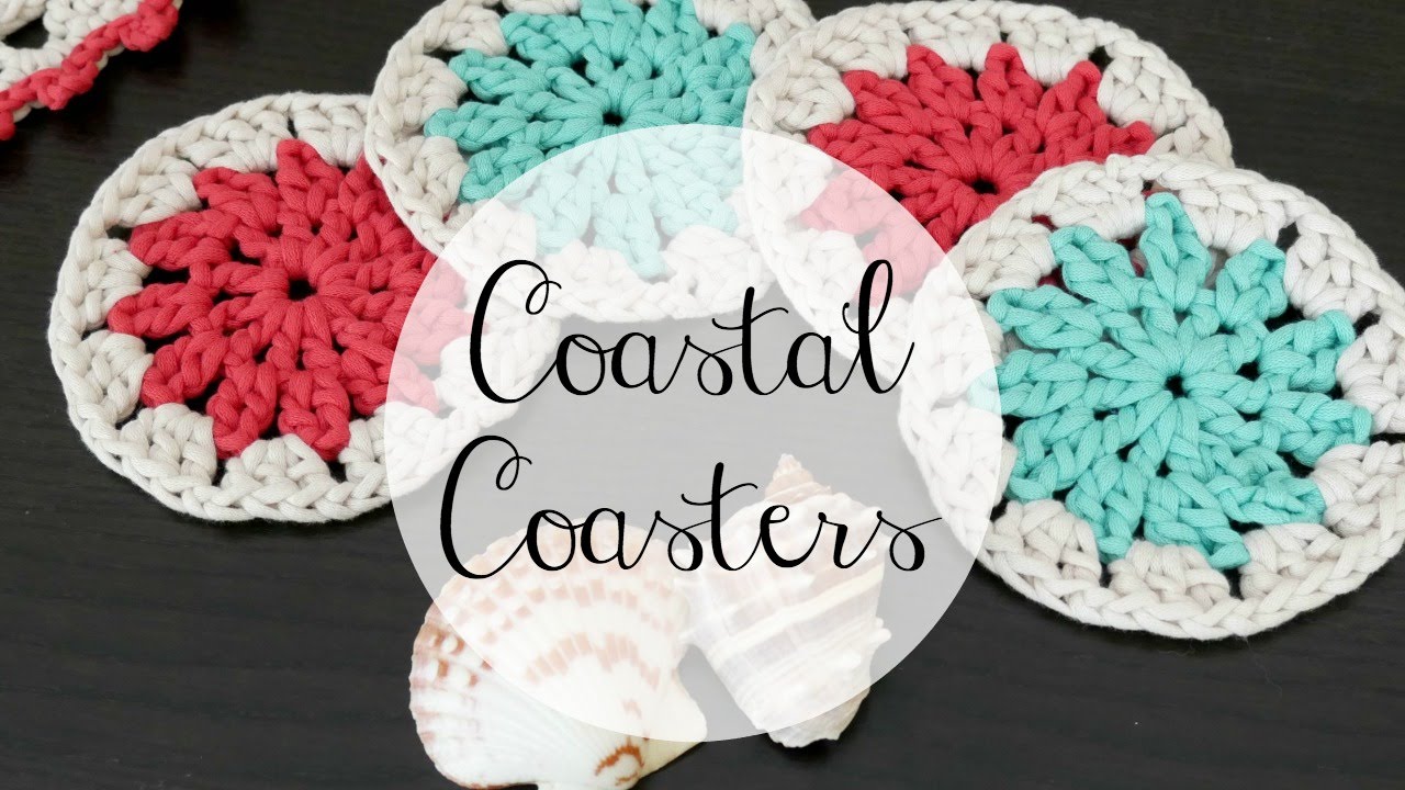 CROCHET 101: How to Crochet the Sunrise Coaster [Stitch-By-Stitch Tutorial  for Beginners!] 