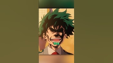 Deku imitating All Might is funny😂