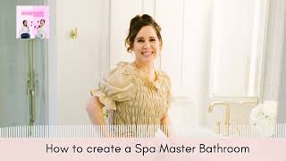 How to Create a Spa Master Bathroom A Walk Through My Renovation Made | Spa Skin & Beauty