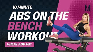 10 Minute INTENSE Abs Workout | Abs Workout Using a Bench