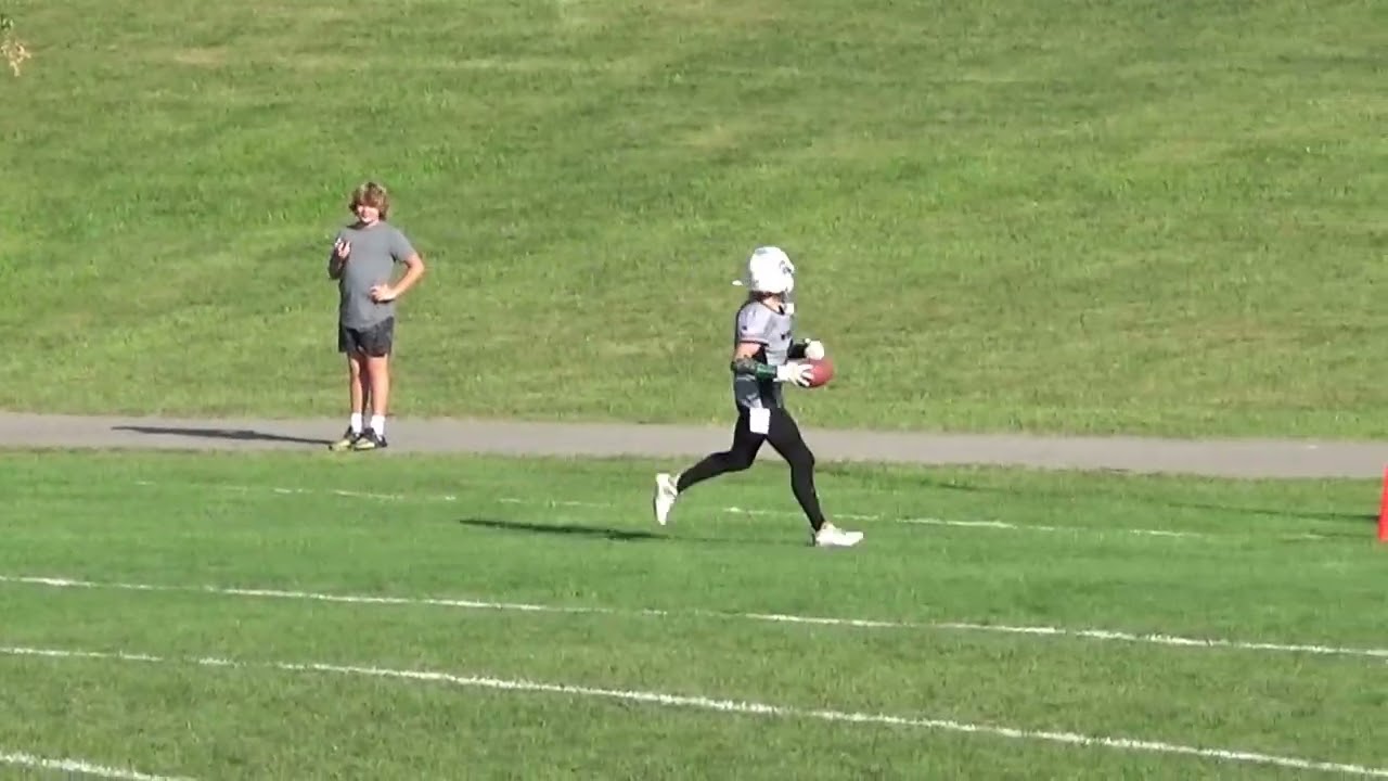 Cash Lewandowski Football RB Rushing Highlights 7th Grade 2021