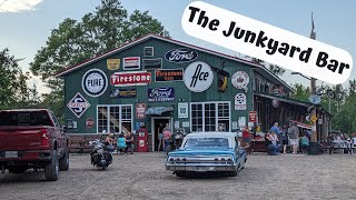 Come with me to the Junkyard Bar #oldcars #junk #coolplace