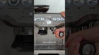 How do you perform a clearwater backflush on the Barista Express? 💦☕️ #MachineGuide #Breville