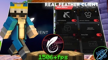 Finally real feather client for 1.21.1 Mojo launcher/pojav launcher no fancy menu 300+fps 🥶