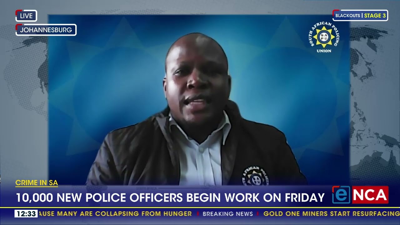 10,000 new police officers begin work on Friday