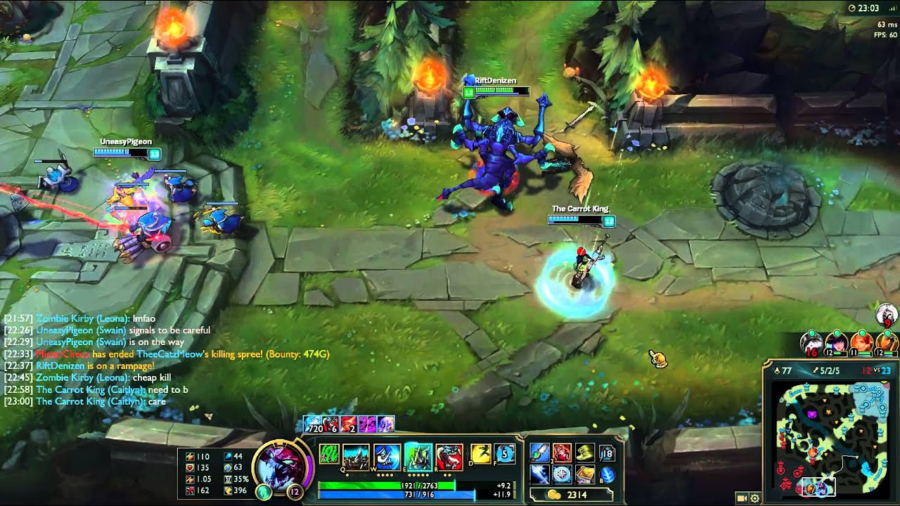 League of Legends - Nightmare Cho'Gath Jungle - YouTube