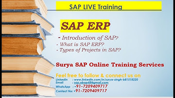 SAP ABAP - Introduction to SAP ERP & Types of SAP Projects