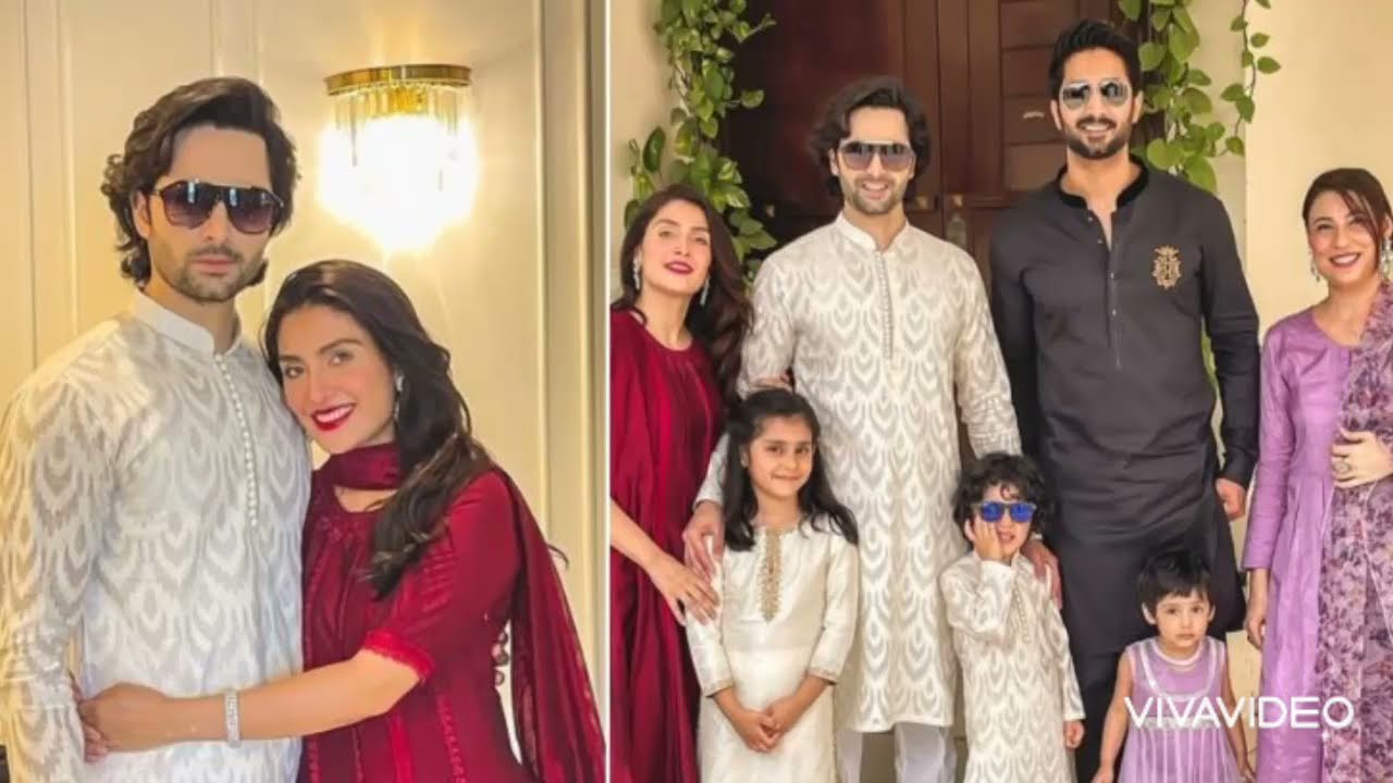Aysza khan with her family on this eid