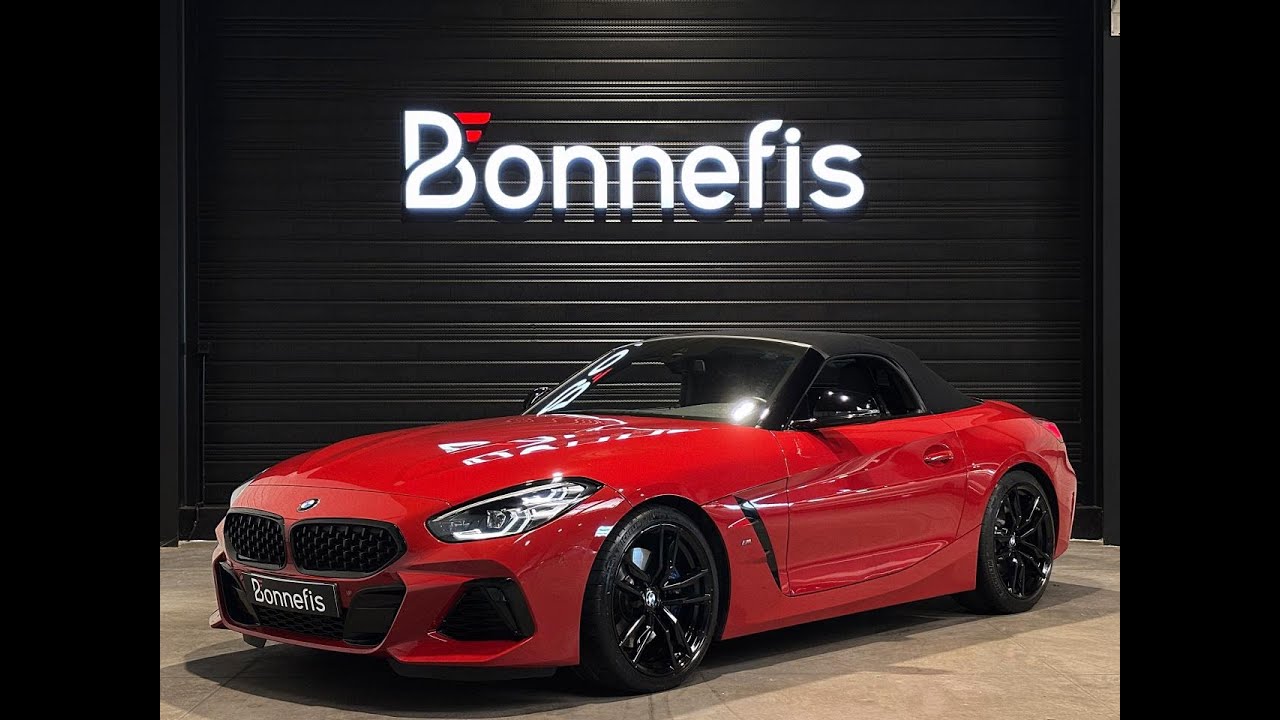 Présentation et essai routier d'une BMW Z4 M40i G29 M Performance de 340Ch rouge