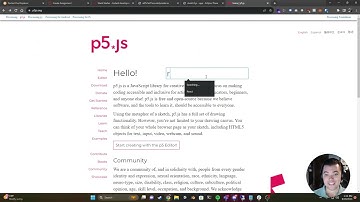 Creating a P5js sketch